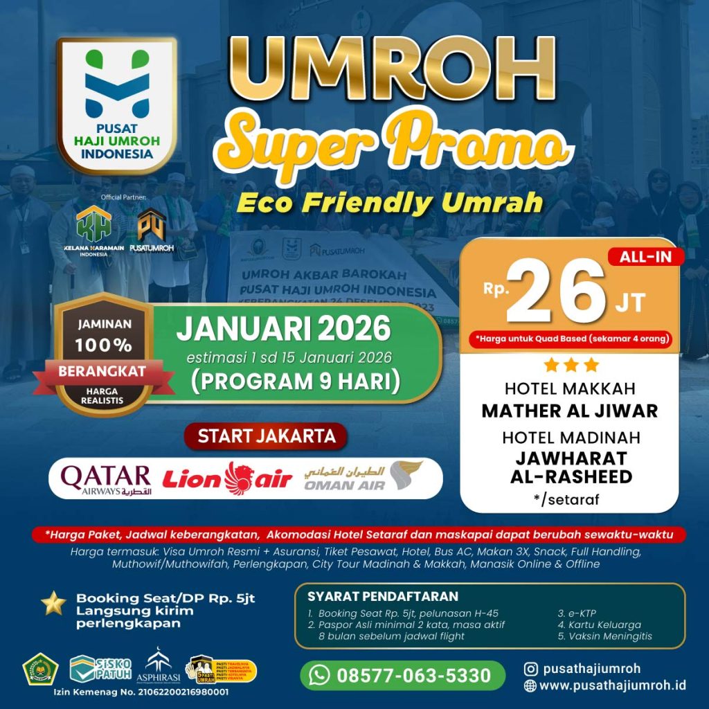 Paket Umroh Murah Januari 2026